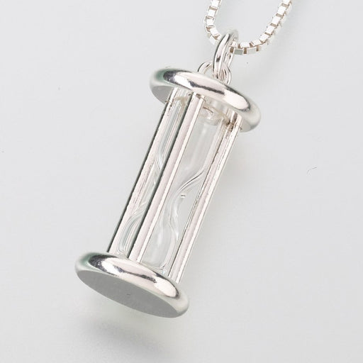 Sterling Silver Glass Pendant Cremation Jewelry-Jewelry-Madelyn Co-Afterlife Essentials