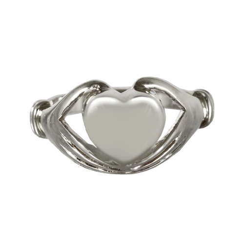 Heart Ring Urn Cremation Jewelry-Jewelry-New Memorials-Sterling Silver-5-Afterlife Essentials