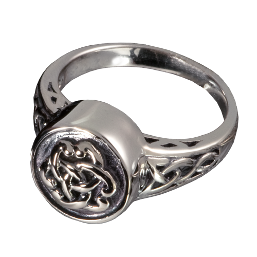 Pet Cremation Jewelry Celtic Ring-Jewelry-New Memorials-Sterling Silver-5-Afterlife Essentials