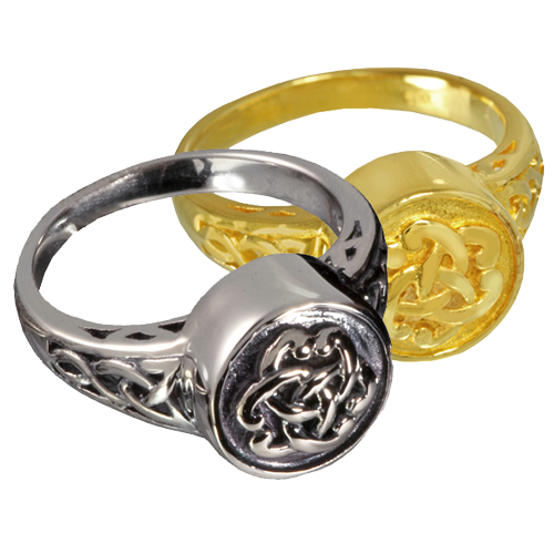 Pet Cremation Jewelry Celtic Ring-Jewelry-New Memorials-Afterlife Essentials