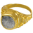 Ring With Clear Glass Front Cremation Jewelry-Jewelry-New Memorials-Afterlife Essentials