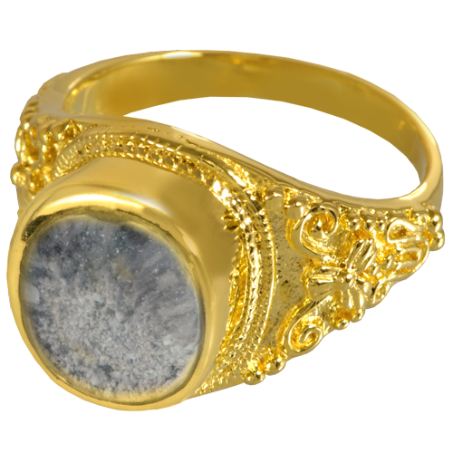 Ring With Clear Glass Front Cremation Jewelry-Jewelry-New Memorials-Afterlife Essentials