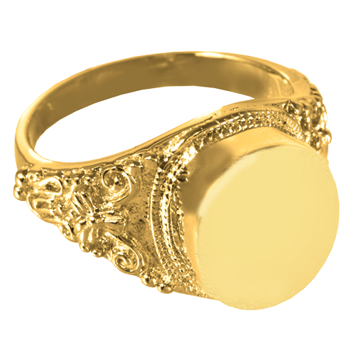 Round Ring Cremation Jewelry-Jewelry-New Memorials-Afterlife Essentials