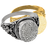 Round Ring Fingerprint Cremation Jewelry-Jewelry-New Memorials-Afterlife Essentials