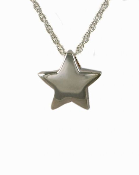 Sterling Silver Star Cremation Jewelry-Jewelry-Cremation Keepsakes-Afterlife Essentials