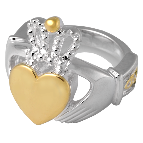 Claddagh Ring Urn Cremation Jewelry-Jewelry-New Memorials-Afterlife Essentials