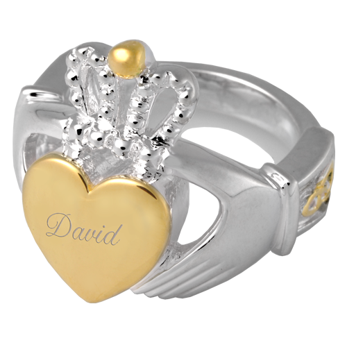 Claddagh Ring Urn Cremation Jewelry-Jewelry-New Memorials-Afterlife Essentials