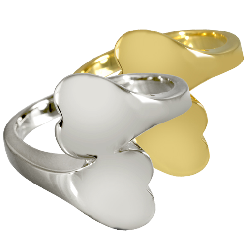 Pet Cremation Jewelry Companion Heart Ring-Jewelry-New Memorials-Afterlife Essentials