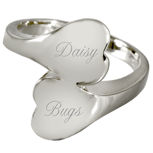 Pet Cremation Jewelry Companion Heart Ring-Jewelry-New Memorials-Afterlife Essentials