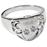 Pet Cremation Jewelry Engravable Shield Ring-Jewelry-New Memorials-Afterlife Essentials