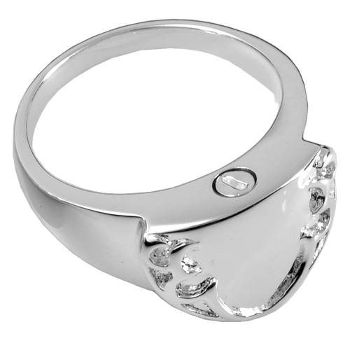 Pet Cremation Jewelry Engravable Shield Ring-Jewelry-New Memorials-Afterlife Essentials