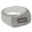 Rectangle Ring Fingerprint Cremation Jewelry-Jewelry-New Memorials-Afterlife Essentials