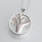 Tree of Lives Cremation Jewelry-Jewelry-Madelyn Co-Sterling Silver-Free 24" Black Satin Cord-Afterlife Essentials
