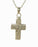 Sterling Silver Etched Cross Cremation Jewelry-Jewelry-Cremation Keepsakes-Afterlife Essentials