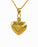 Gold Plated Double Heart Cremation Jewelry-Jewelry-Cremation Keepsakes-Afterlife Essentials