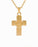 Gold Plated Cross with Paw Cremation Jewelry-Jewelry-Cremation Keepsakes-Afterlife Essentials