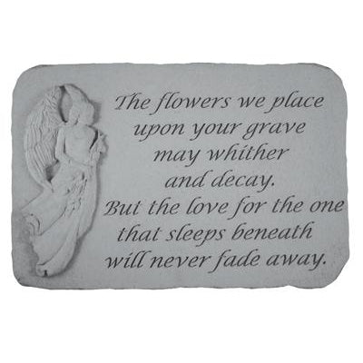 The flowers we place… Memorial Gift-Memorial Stone-Kay Berry-Afterlife Essentials