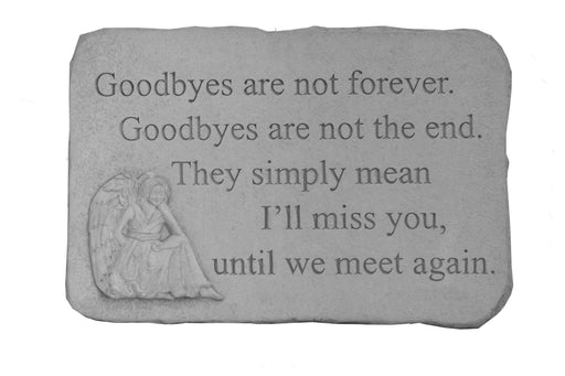 Goodbyes are not… Memorial Gift-Memorial Stone-Kay Berry-Afterlife Essentials