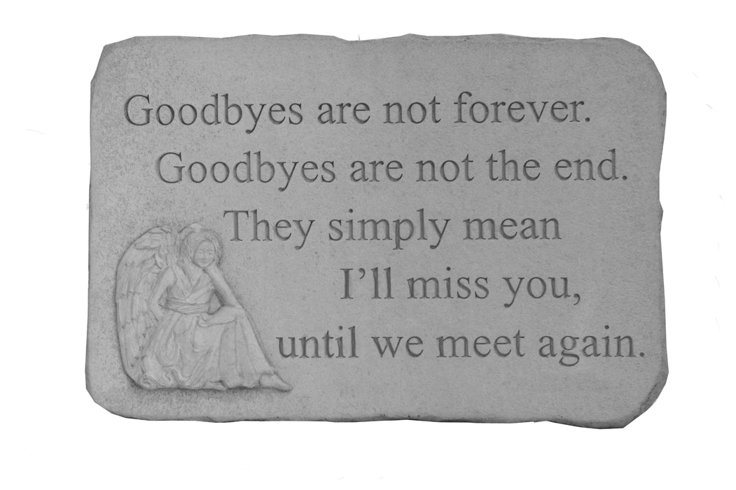 Goodbyes are not… Memorial Gift-Memorial Stone-Kay Berry-Afterlife Essentials