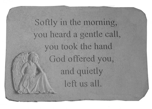 Softly in the Morning… Memorial Gift-Memorial Stone-Kay Berry-Afterlife Essentials