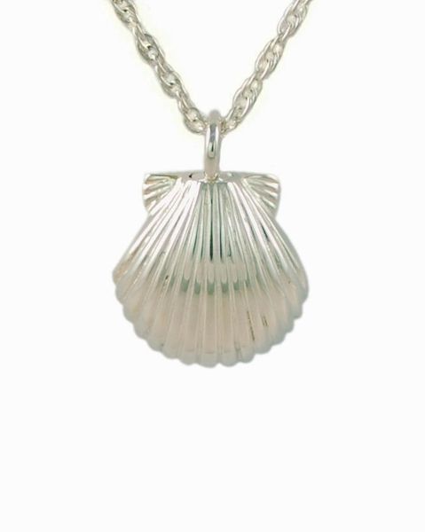 Sterling Silver Seashell Cremation Jewelry-Jewelry-Cremation Keepsakes-Afterlife Essentials