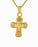 Gold Plated Classic Cross Cremation Jewelry-Jewelry-Cremation Keepsakes-Afterlife Essentials