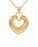 Gold Ringed Heart Cremation Jewelry-Jewelry-Cremation Keepsakes-Afterlife Essentials