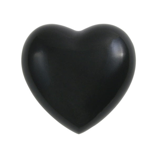 Satori Onyx Heart Keepsake with velvet box Cremation Urn-Cremation Urns-Terrybear-Afterlife Essentials