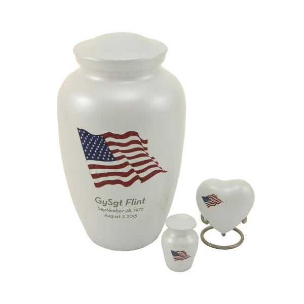 Classic Flag Color Large/Adult Cremation Urn-Cremation Urns-Terrybear-Afterlife Essentials