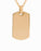 Gold Plated Dog Tag Cremation Jewelry-Jewelry-Cremation Keepsakes-Afterlife Essentials