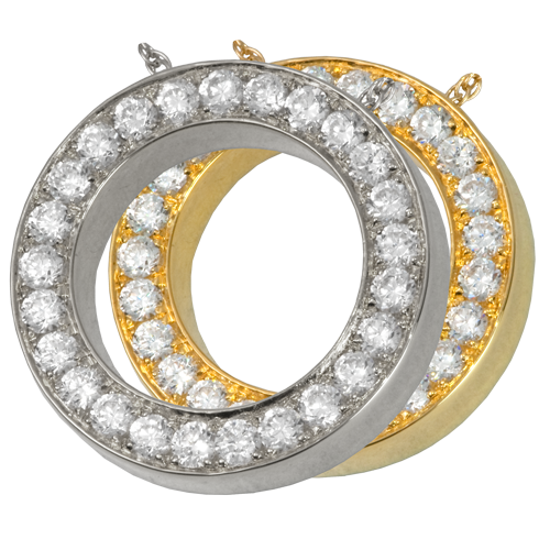 Slide Stones Circle Cremation Jewelry-Jewelry-New Memorials-Afterlife Essentials