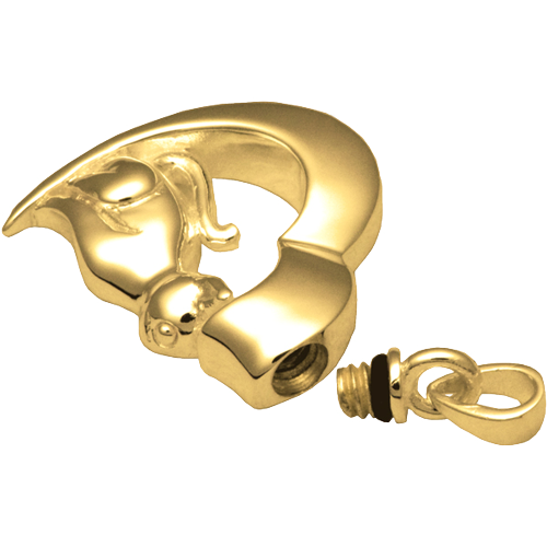 In My Heart Cat Pendant Pet Cremation Jewelry-Jewelry-New Memorials-Afterlife Essentials