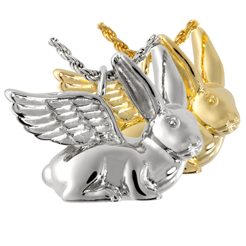 Rabbit (Ears Up) Cremation Jewelry-Jewelry-New Memorials-Afterlife Essentials