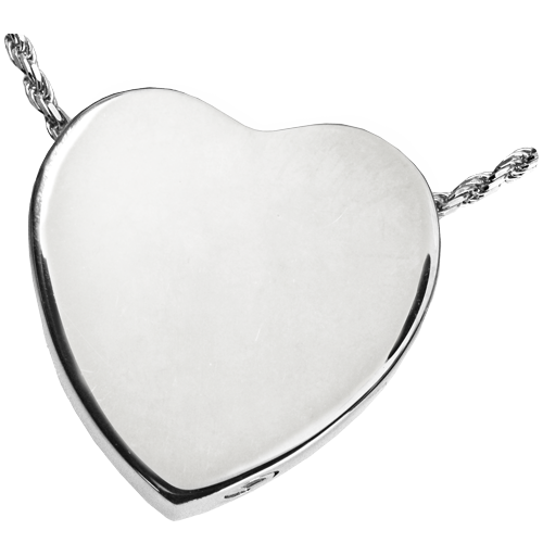 Peaceful Heart Pendant Cremation Jewelry-Jewelry-New Memorials-Afterlife Essentials
