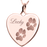 B&B Heart 2 Actual Pawprints + Name Pet Cremation Jewelry-Jewelry-New Memorials-Afterlife Essentials