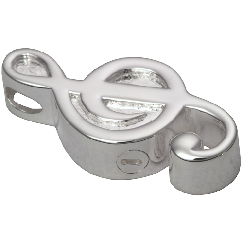 Treble Clef Cremation Jewelry-Jewelry-New Memorials-Afterlife Essentials