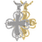 Romantic Cross Cremation Jewelry-Jewelry-New Memorials-Afterlife Essentials