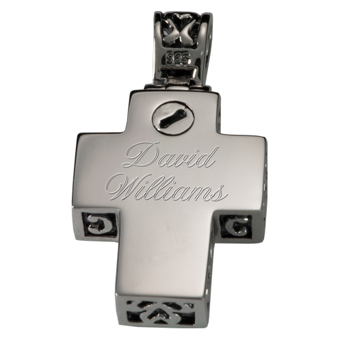 Filigree Cross Cremation Jewelry-Jewelry-New Memorials-Afterlife Essentials