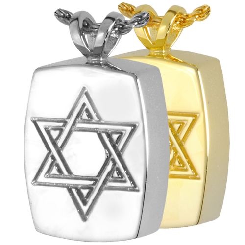 Star Of David Cremation Jewelry-Jewelry-New Memorials-Afterlife Essentials