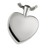 Classic Heart Small Pendant Cremation Jewelry-Jewelry-New Memorials-Sterling Silver-Afterlife Essentials