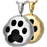 Hammered Paw Print Urn Pendant Pet Cremation Jewelry-Jewelry-New Memorials-Afterlife Essentials