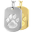 Paw Print Dog Tag Pet Cremation Jewelry-Jewelry-New Memorials-Afterlife Essentials