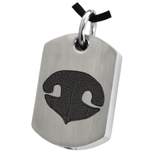 B&B Dog Tag Actual Noseprint Cremation Jewelry-Jewelry-New Memorials-Afterlife Essentials