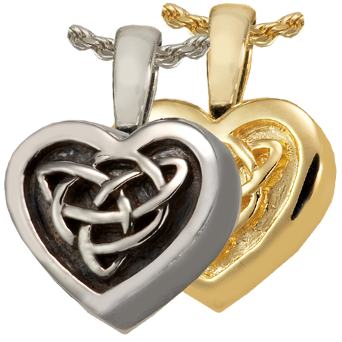 Celtic Heart Cremation Jewelry-Jewelry-New Memorials-Afterlife Essentials