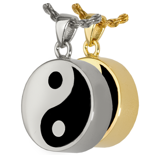 Yin Yang Double Compartment Cremation Jewelry-Jewelry-New Memorials-Afterlife Essentials