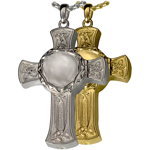 Celtic Cross Photo Pendant Cremation Jewelry-Jewelry-New Memorials-Afterlife Essentials