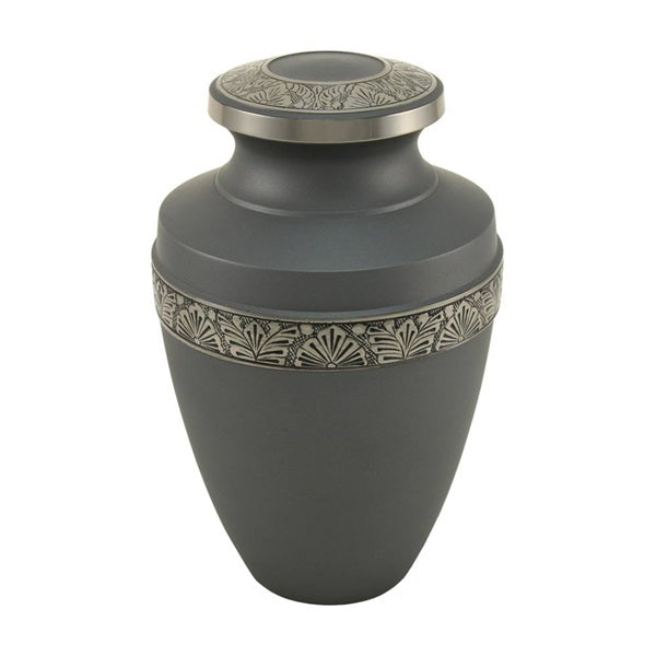 Grecian Rustic Pewter Large/Adult Cremation Urn-Cremation Urns-Terrybear-Afterlife Essentials