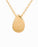 Gold Plated Tear Drop Cremation Jewelry-Jewelry-Cremation Keepsakes-Afterlife Essentials