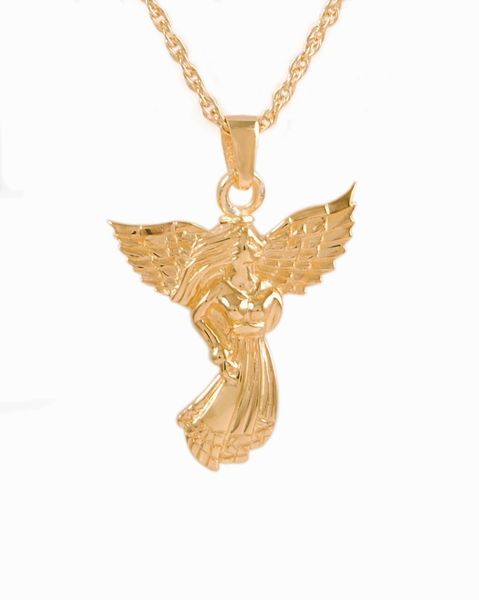 Gold Plated Angel Cremation Jewelry-Jewelry-Cremation Keepsakes-Afterlife Essentials