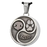 Round Nose Paw Name Tri-Design Cremation Jewelry-Jewelry-New Memorials-Afterlife Essentials